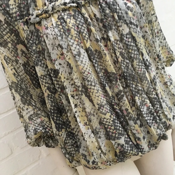 ISABEL MARANT Martin Snakeskin SILK Braided Tunic dress - Picture 6 of 12